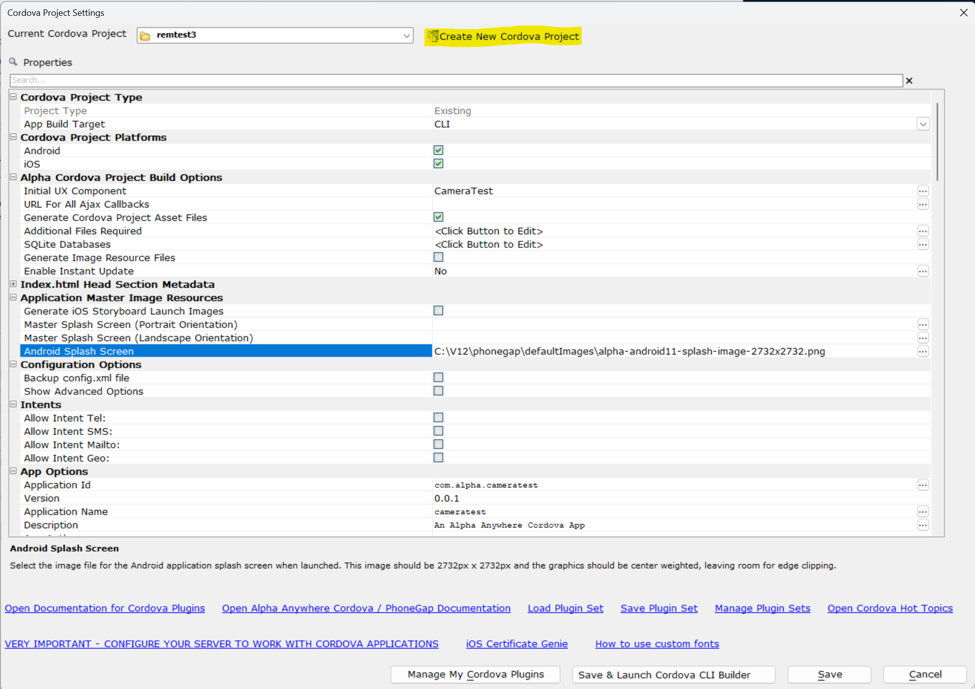 Cordova App Builder
